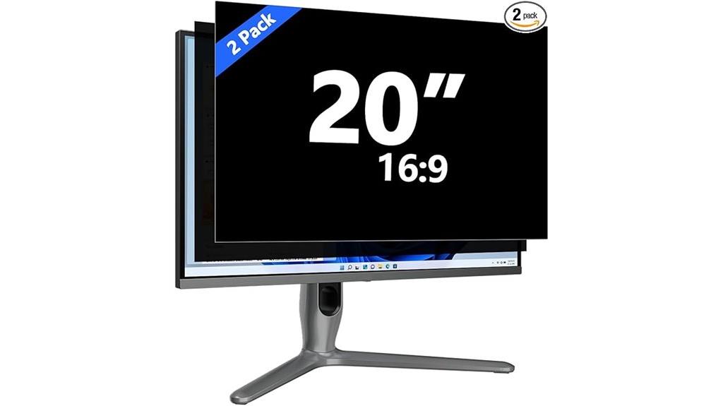 20 inch monitor privacy screens