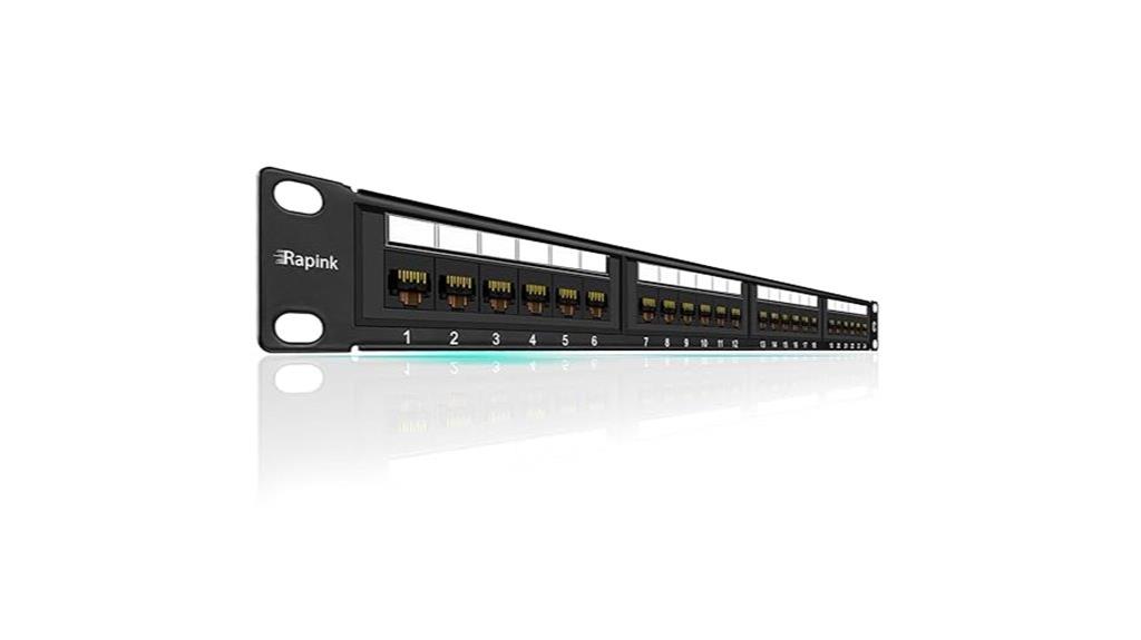 24 port cat6 patch panel