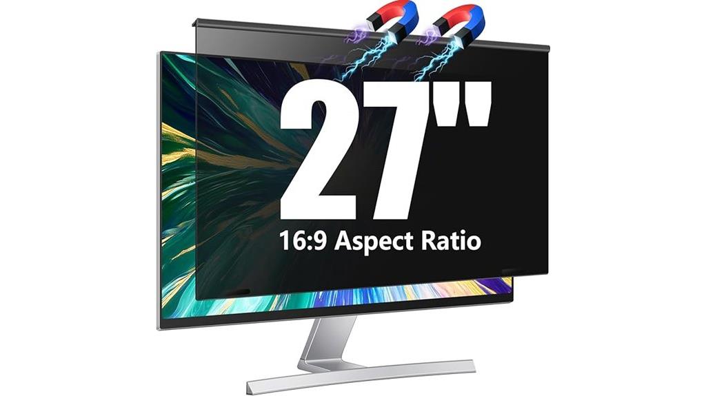 27 inch monitor privacy filter