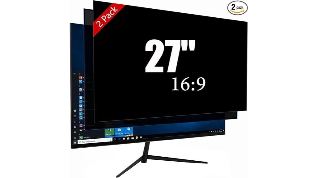 27 inch monitor privacy screen