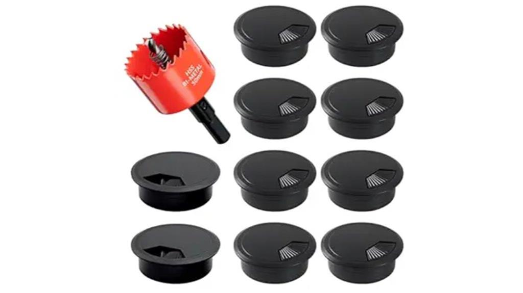 2 inch cable grommets pack