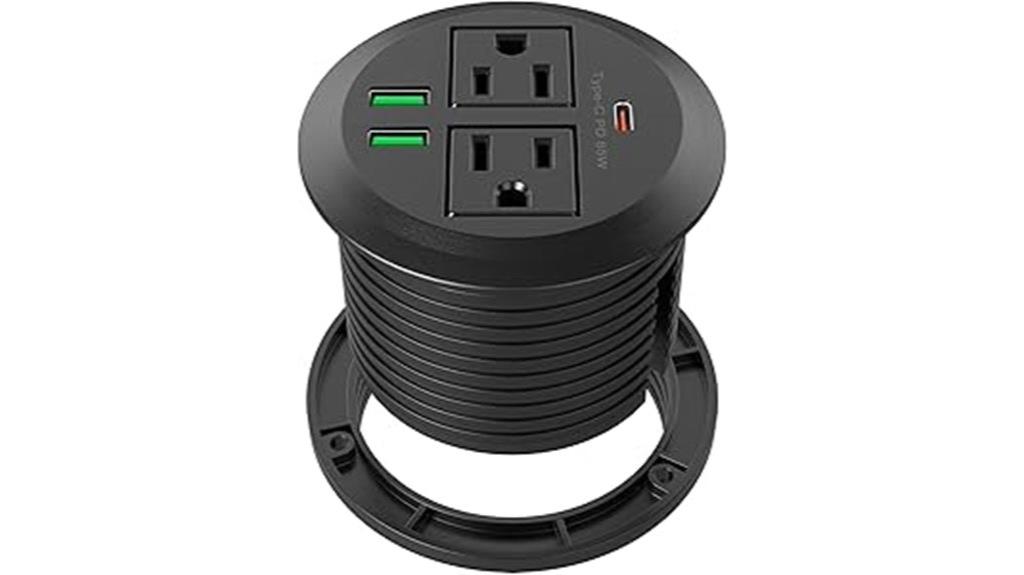 15 Best Desk‑Mounted Power Grommets to Keep Your Workspace Organized 15 3 inch usb power grommet