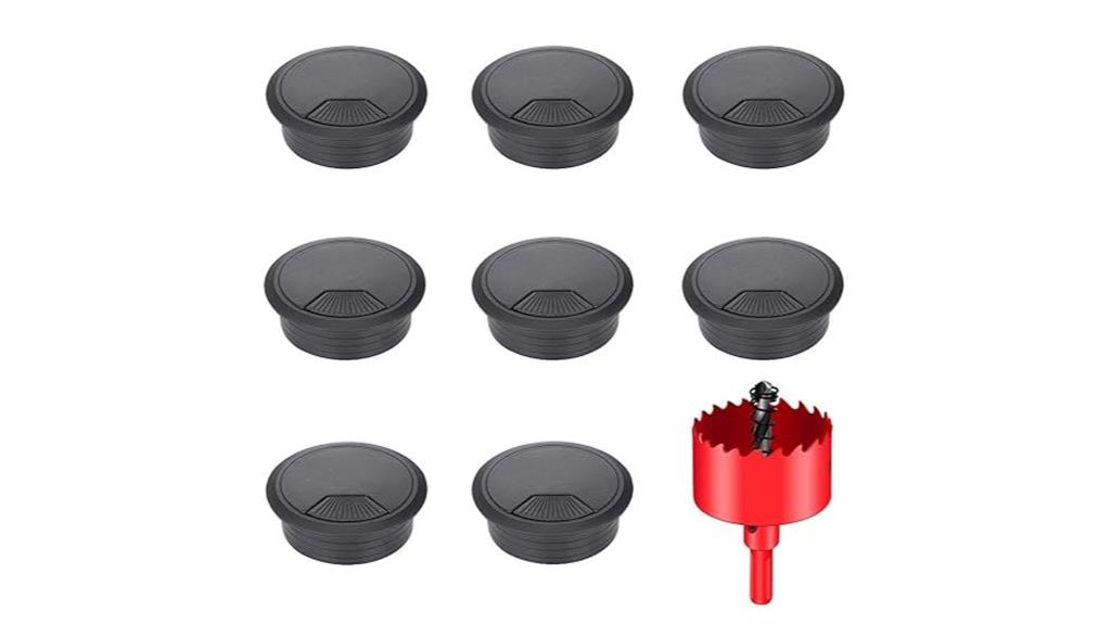 8 pack cable hole covers