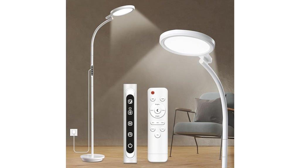 15 Best LED Light‑Therapy Lamps That Will Brighten Your Skin and Mood 4 adjustable brightness sun lamp