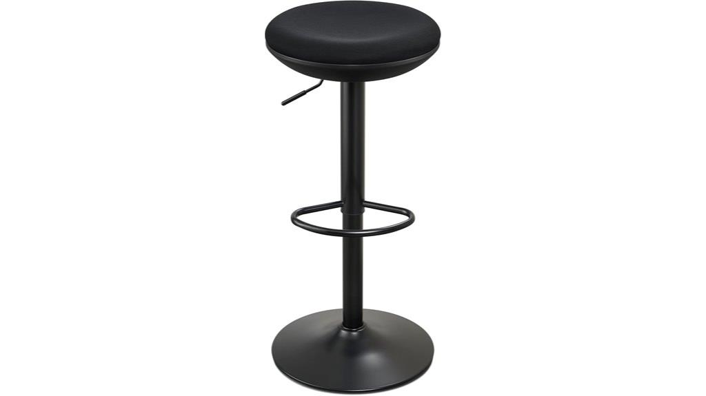 adjustable height swivel stool