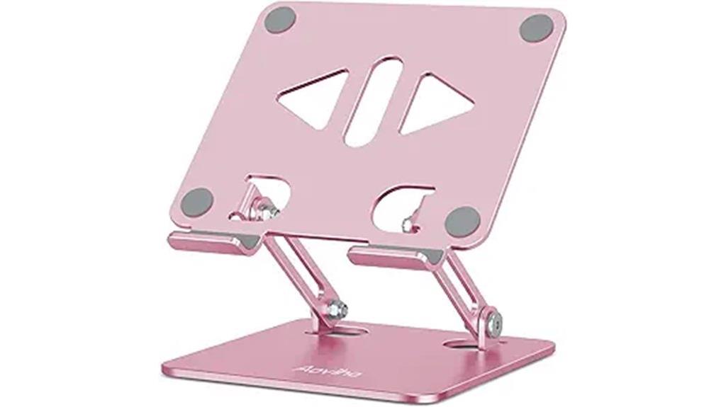 15 Best Tablet Stands for Your Desk in 2025—Stylish, Sturdy, and Space-Saving 9 adjustable rose gold tablet stand