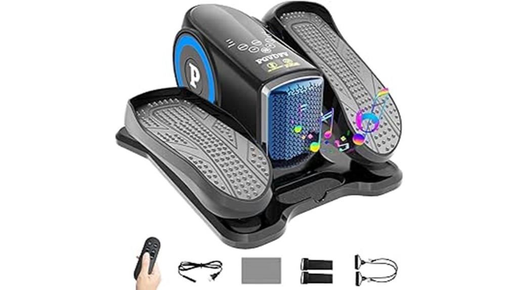 13 Best Under-Desk Ellipticals for a Smooth and Quiet Workout at Home 4 bluetooth elliptical with lcd