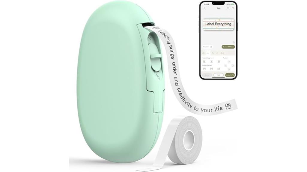 bluetooth label maker with tape
