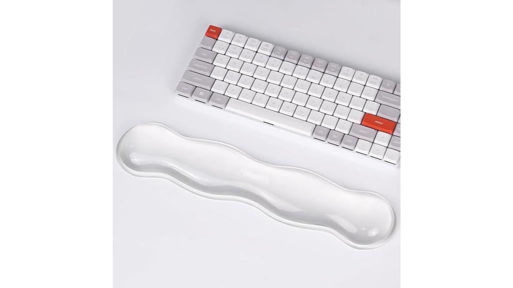 clear gel wrist rest