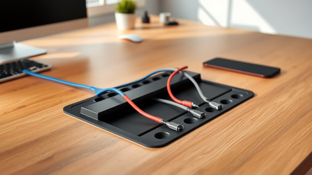 desk cable grommet selection criteria