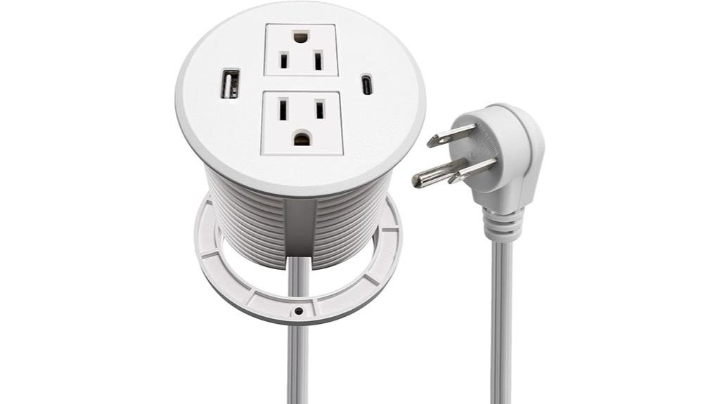 15 Best Desk‑Mounted Power Grommets to Keep Your Workspace Organized 14 desk grommet with usb c