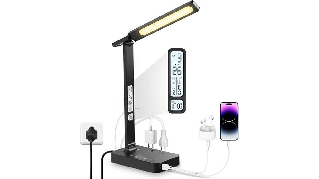 14 Best Smart LED Desk Lamps With USB Ports for Modern Workspaces 3 desk lamp with usb