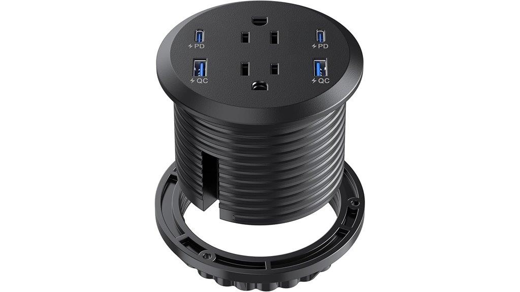 15 Best Desk‑Mounted Power Grommets to Keep Your Workspace Organized 11 desktop power grommet
