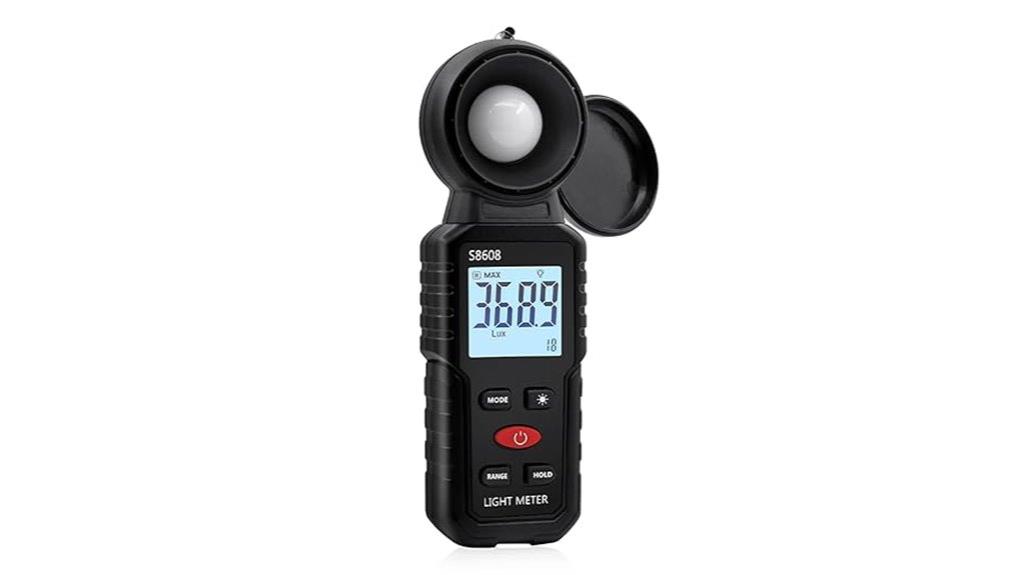 digital light meter display