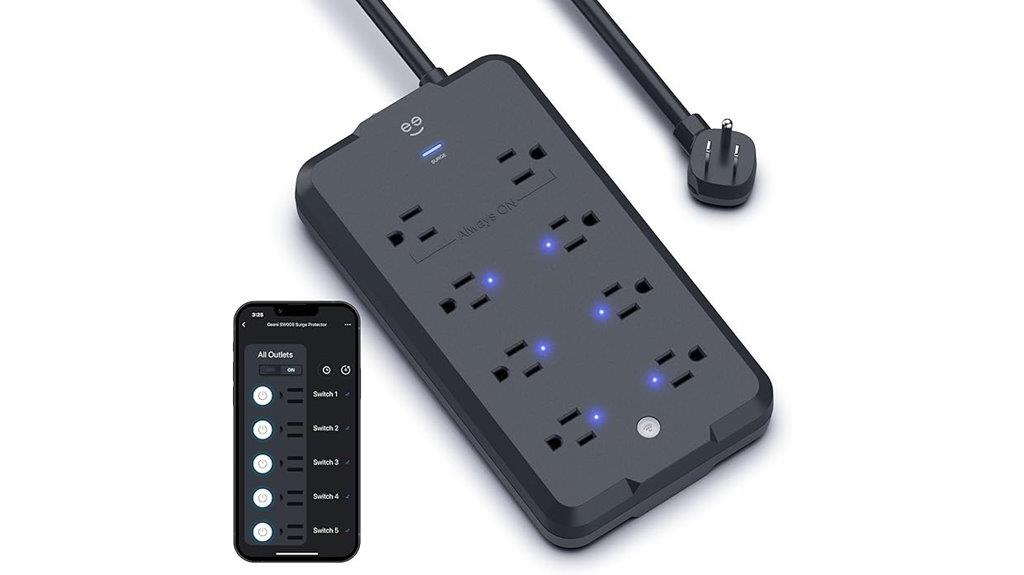 eight outlet surge protector