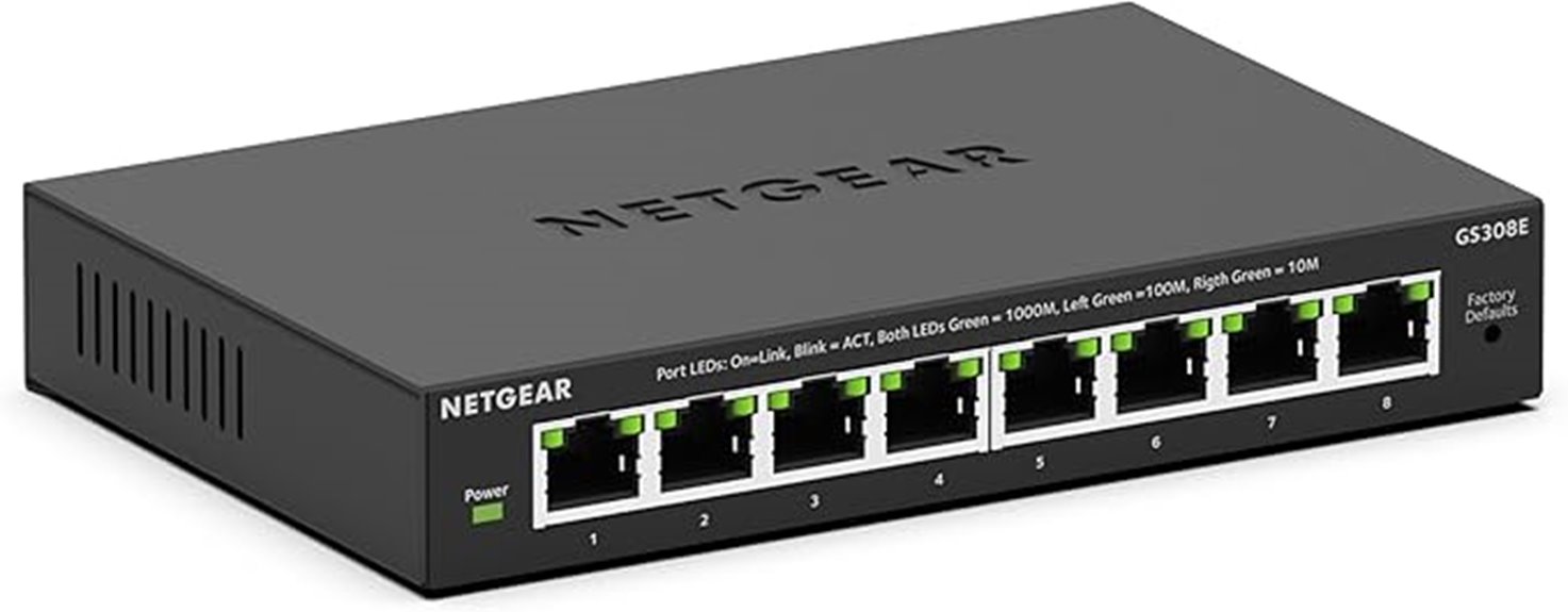 15 Best Gigabit Ethernet Switches of 2025 for Fast and Reliable Networking 10 eight port gigabit managed switch