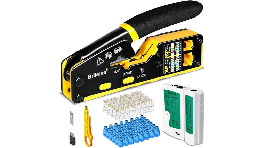 13 Best Crimping Tools for RJ‑45 Connectors That Make Wiring Easier 9 ethernet cable crimping kit