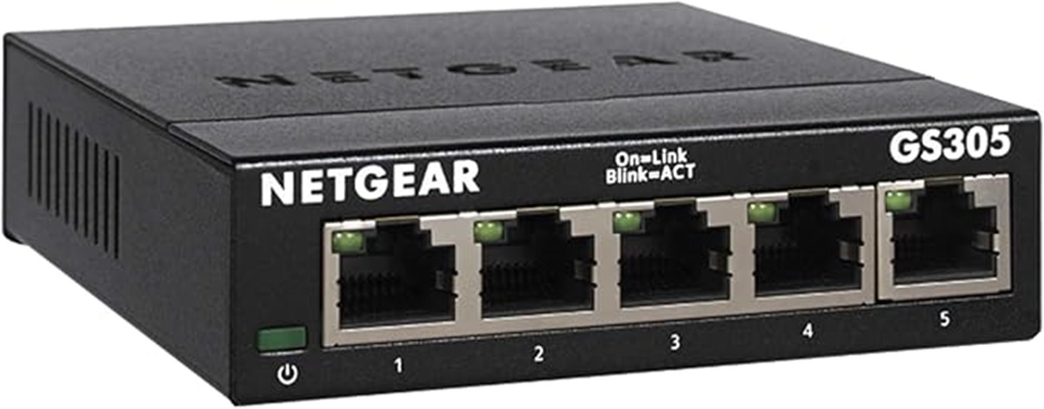 15 Best Gigabit Ethernet Switches of 2025 for Fast and Reliable Networking 6 five port gigabit unmanaged switch