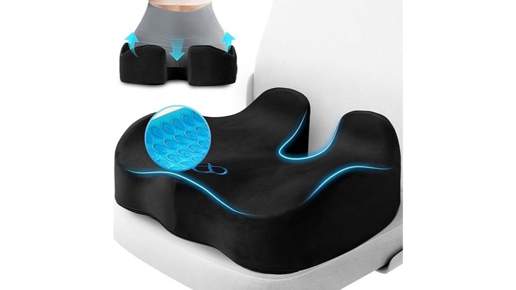 gel cushion with slip resistant cover