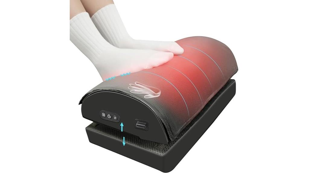 14 Best Ergonomic Foot Massagers That Relieve Tired Feet and Improve Circulation 6 heated footrest with massage