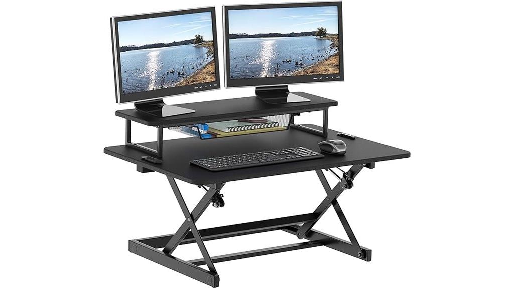 14 Best Height-Adjustable Desks for Comfort and Productivity in 2025 5 height adjustable desk converter