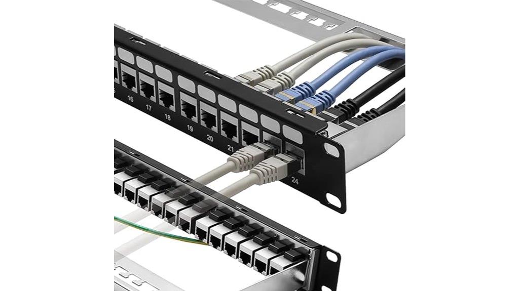 high speed network patch panel