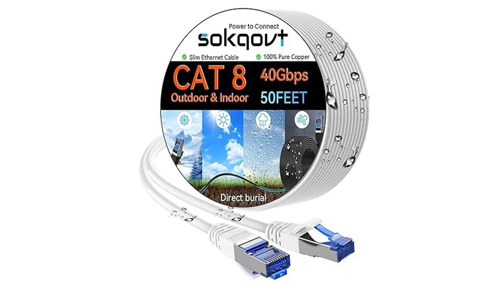 high speed waterproof ethernet cable
