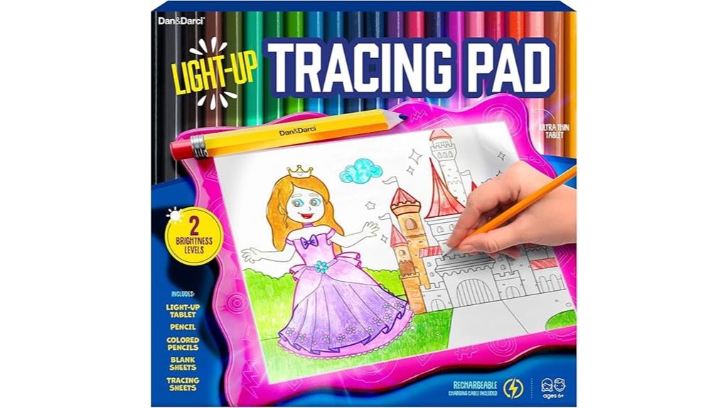 15 Best LED Tracing Pads That Make Drawing and Design Easier Than Ever 7 kids illuminated tracing pad
