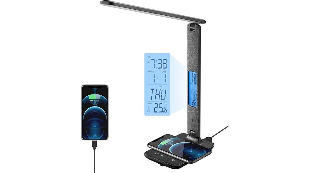 14 Best Smart LED Desk Lamps With USB Ports for Modern Workspaces 15 led desk lamp with charging