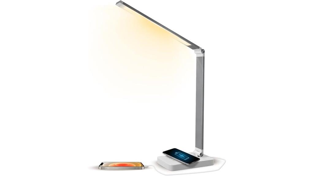 14 Best Smart LED Desk Lamps With USB Ports for Modern Workspaces 16 led lamp with charging