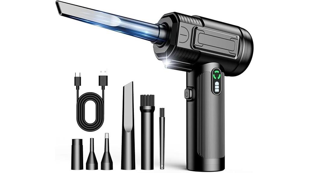 14 Best Keyboard Cleaning Kits to Keep Your Workspace Sparkling (Expert Picks for 2025) 6 led lit rechargeable air duster