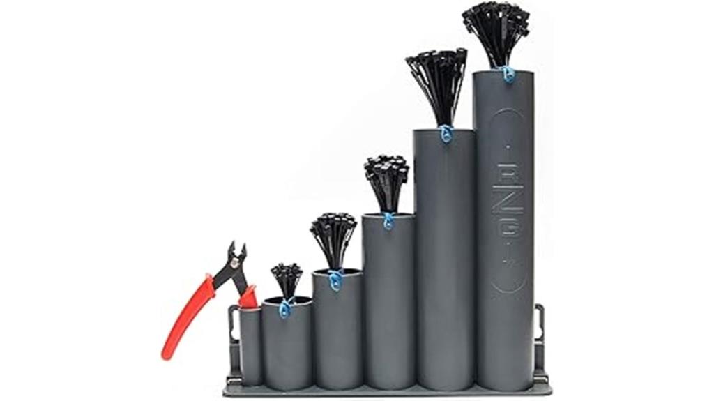 magnetic cable tie organizer