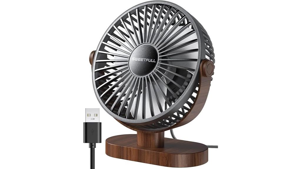 13 Best Quiet USB Desk Fans That Keep You Cool Without the Noise 4 mini usb desk fan