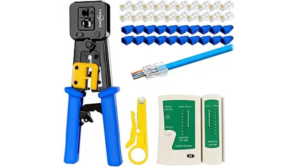 13 Best Crimping Tools for RJ‑45 Connectors That Make Wiring Easier 14 network cable crimping kit