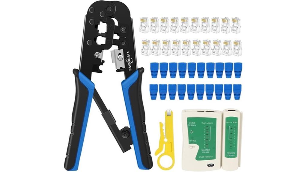 13 Best Crimping Tools for RJ‑45 Connectors That Make Wiring Easier 5 network cable crimping kit