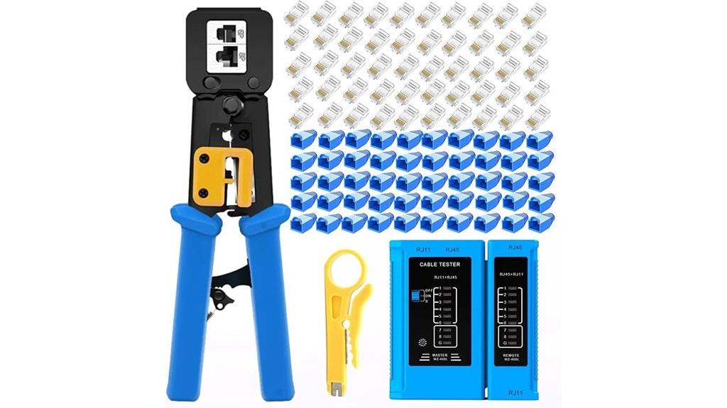 13 Best Crimping Tools for RJ‑45 Connectors That Make Wiring Easier 7 network cable crimping kit