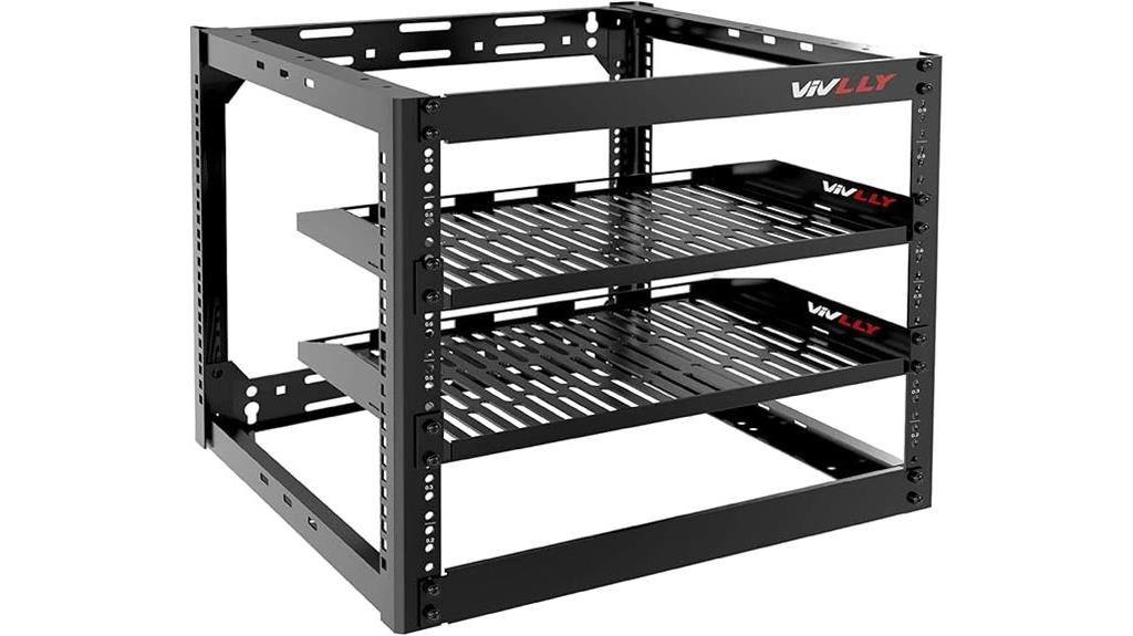 open 10u rack mount