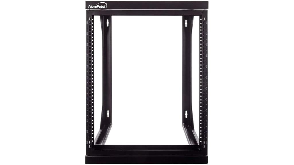 open frame 12u server rack