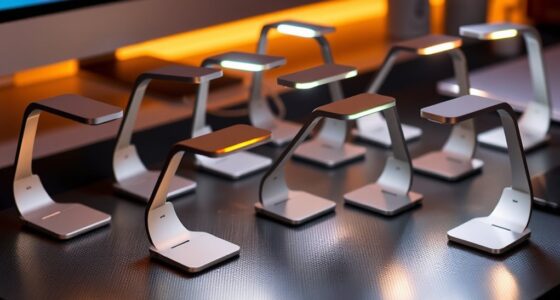 portable lap monitor lights