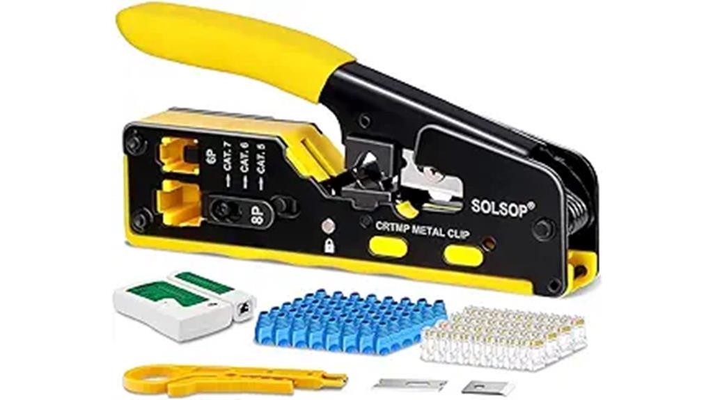 13 Best Crimping Tools for RJ‑45 Connectors That Make Wiring Easier 6 rj45 crimping tool kit