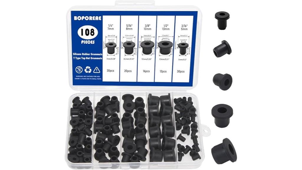 silicone grommet wiring assortment