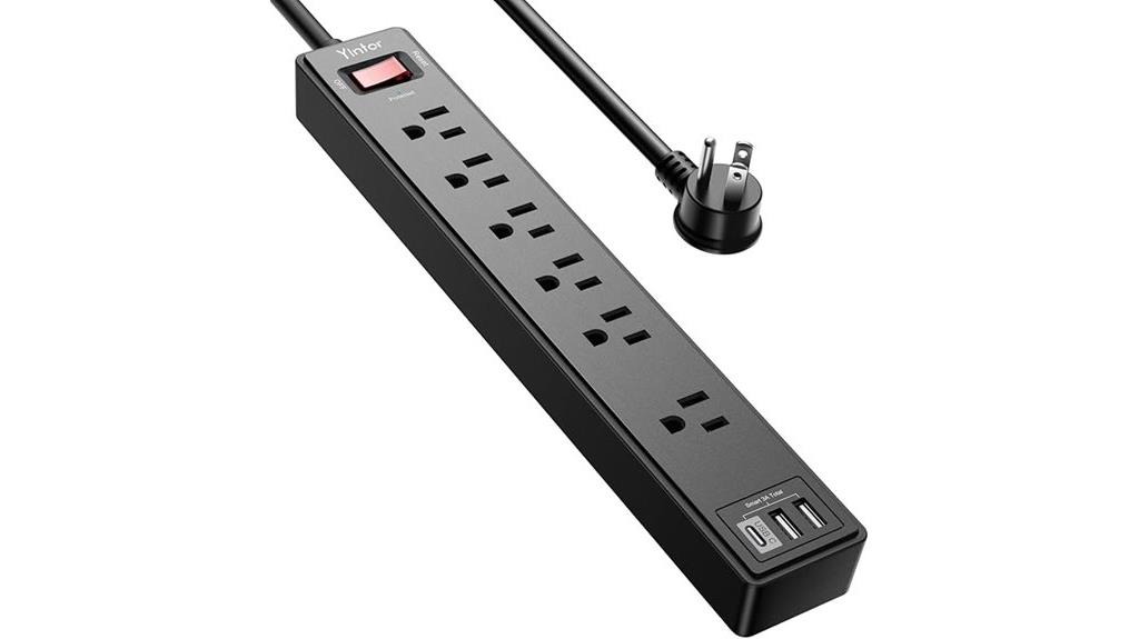 six foot multi outlet surge