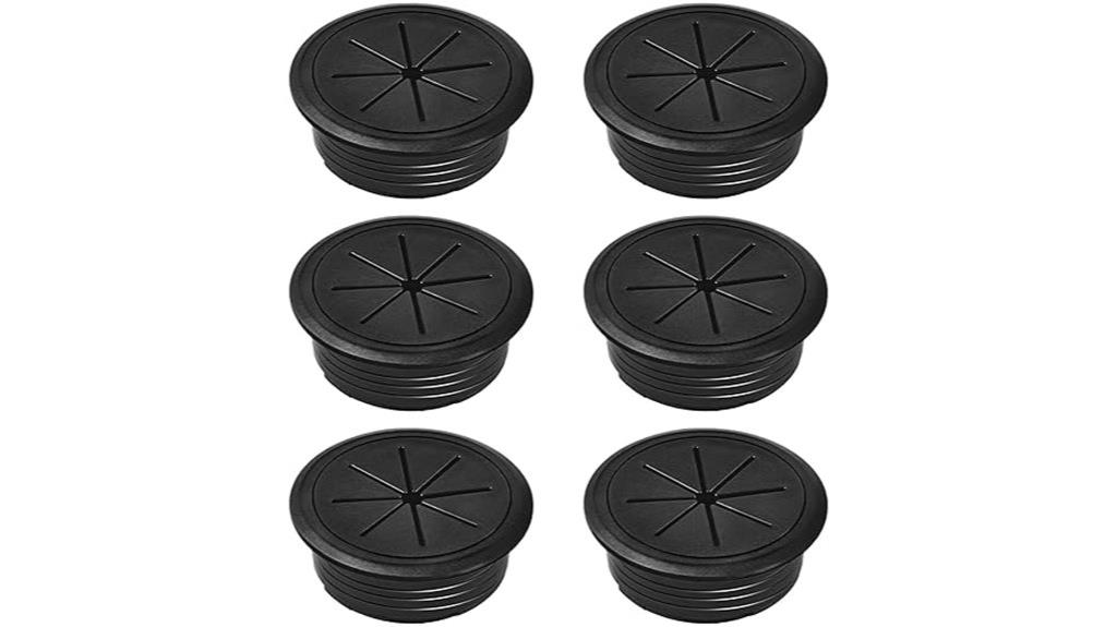 six pack desk cable grommets