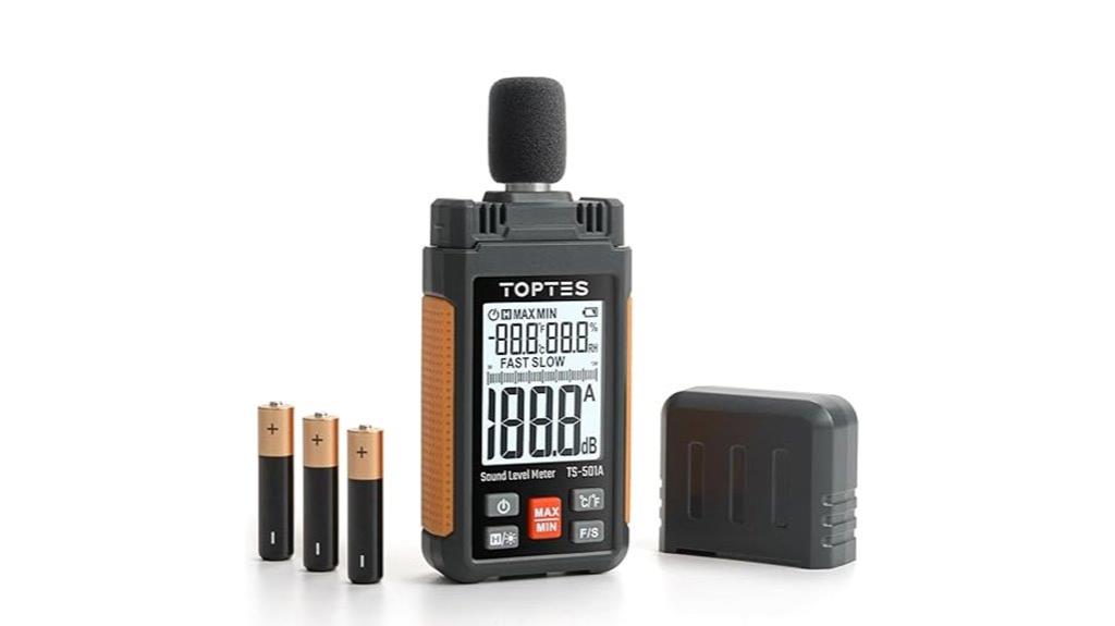 13 Best Noise Level Monitoring Devices to Keep Your Environment Quiet and Safe 5 sound level meter lcd