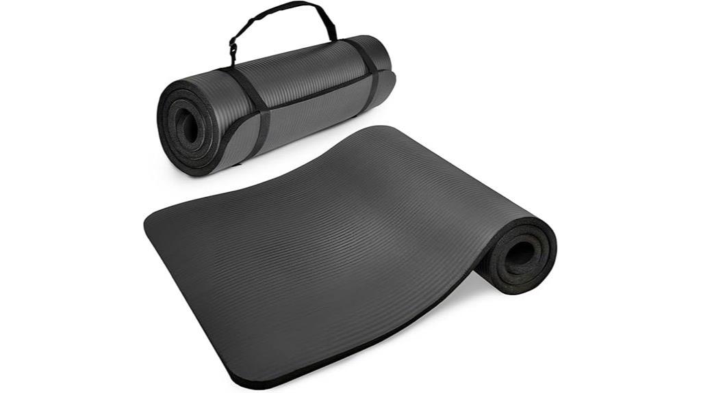 thick non slip yoga mat