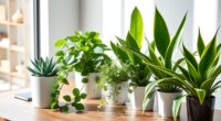 top air purifying office plants