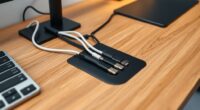 top desk cable management