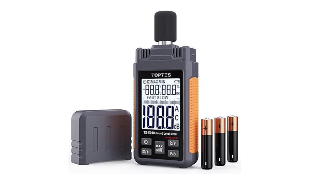 13 Best Noise Level Monitoring Devices to Keep Your Environment Quiet and Safe 2 toptes ts 501b sound meter