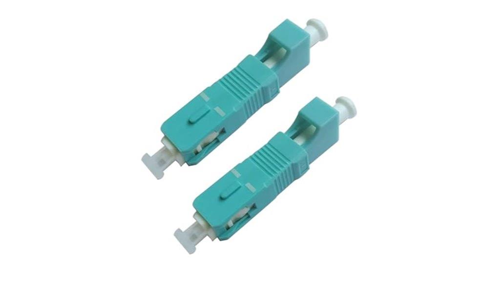 two lc to sc adapters