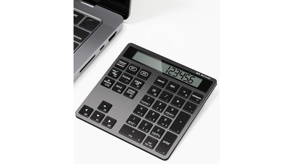 wireless bluetooth number pad